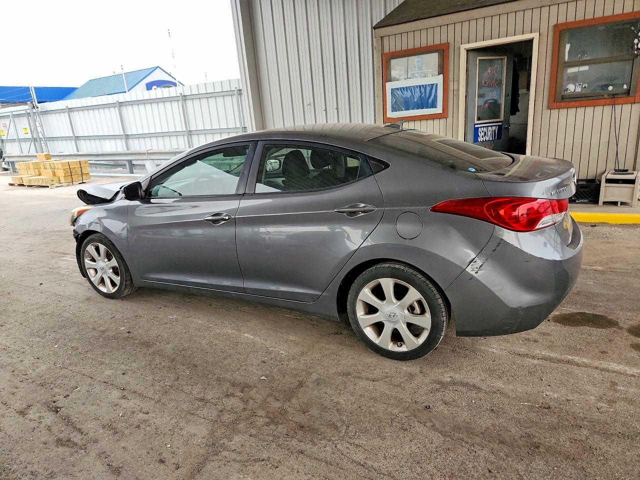 2012 Hyundai Elantra Limited Gray vin: 5NPDH4AE7CH082005
