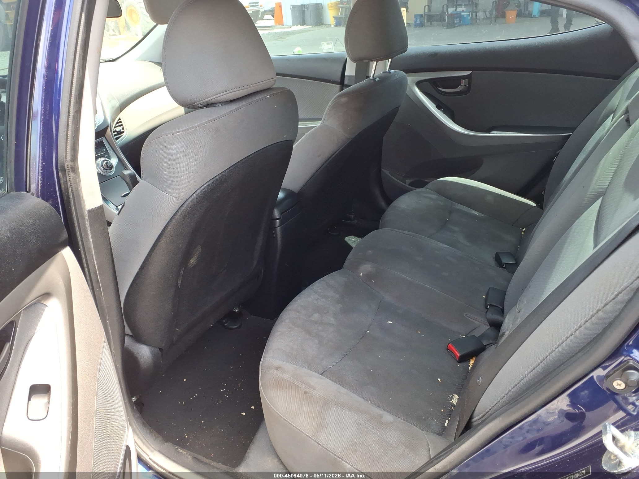 2012 Hyundai Elantra Gls Синий vin: 5NPDH4AE7CH084059