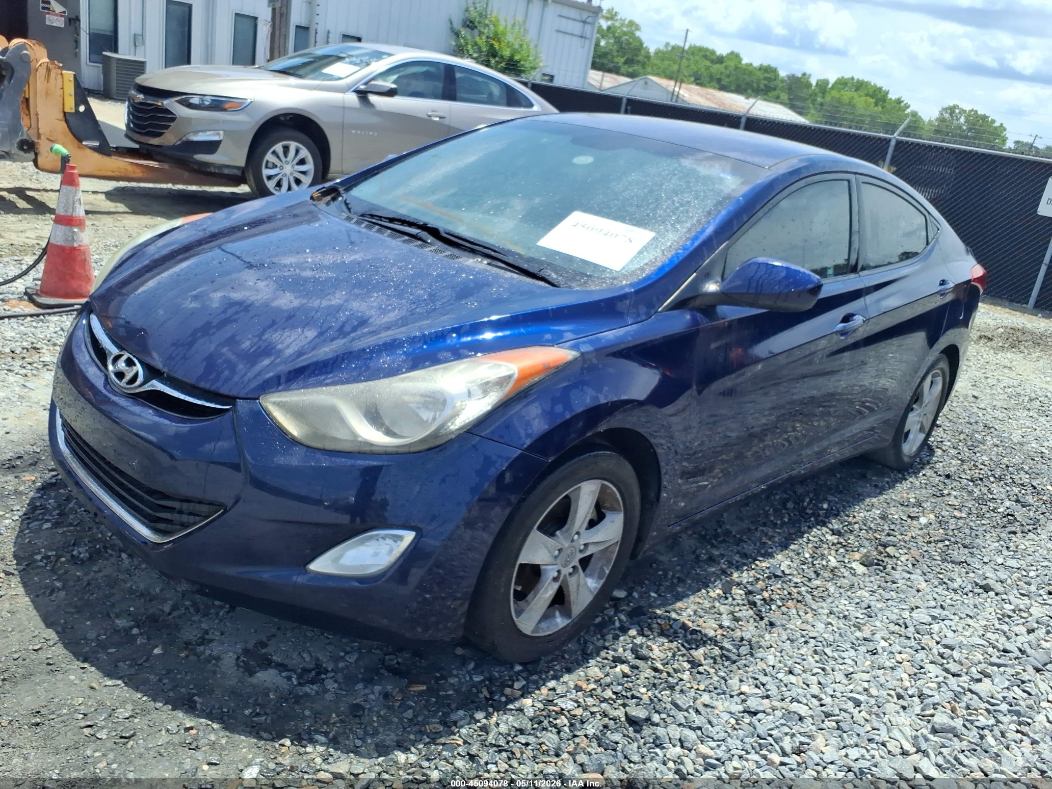 2012 Hyundai Elantra Gls Синий vin: 5NPDH4AE7CH084059