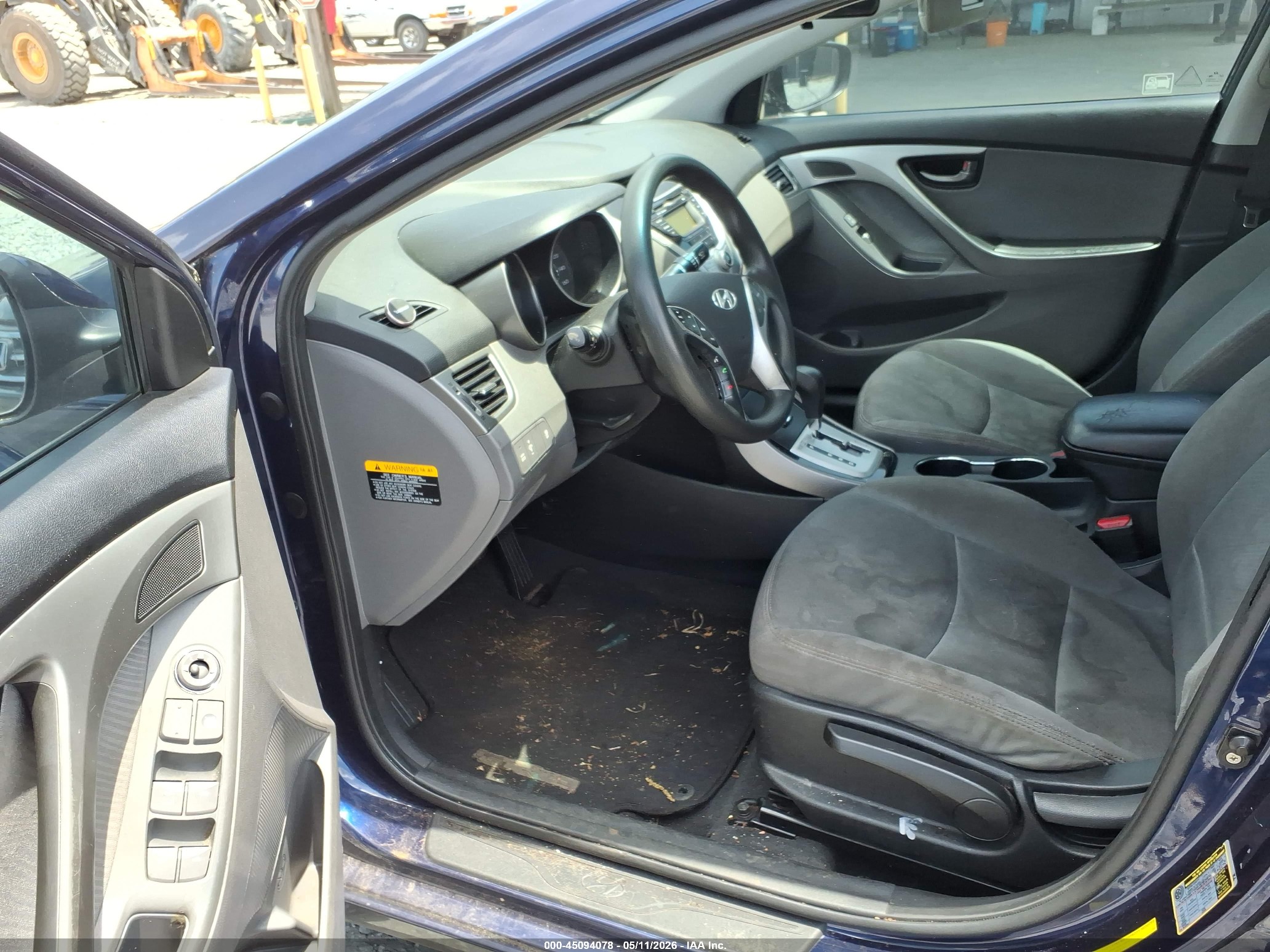 2012 Hyundai Elantra Gls Синий vin: 5NPDH4AE7CH084059