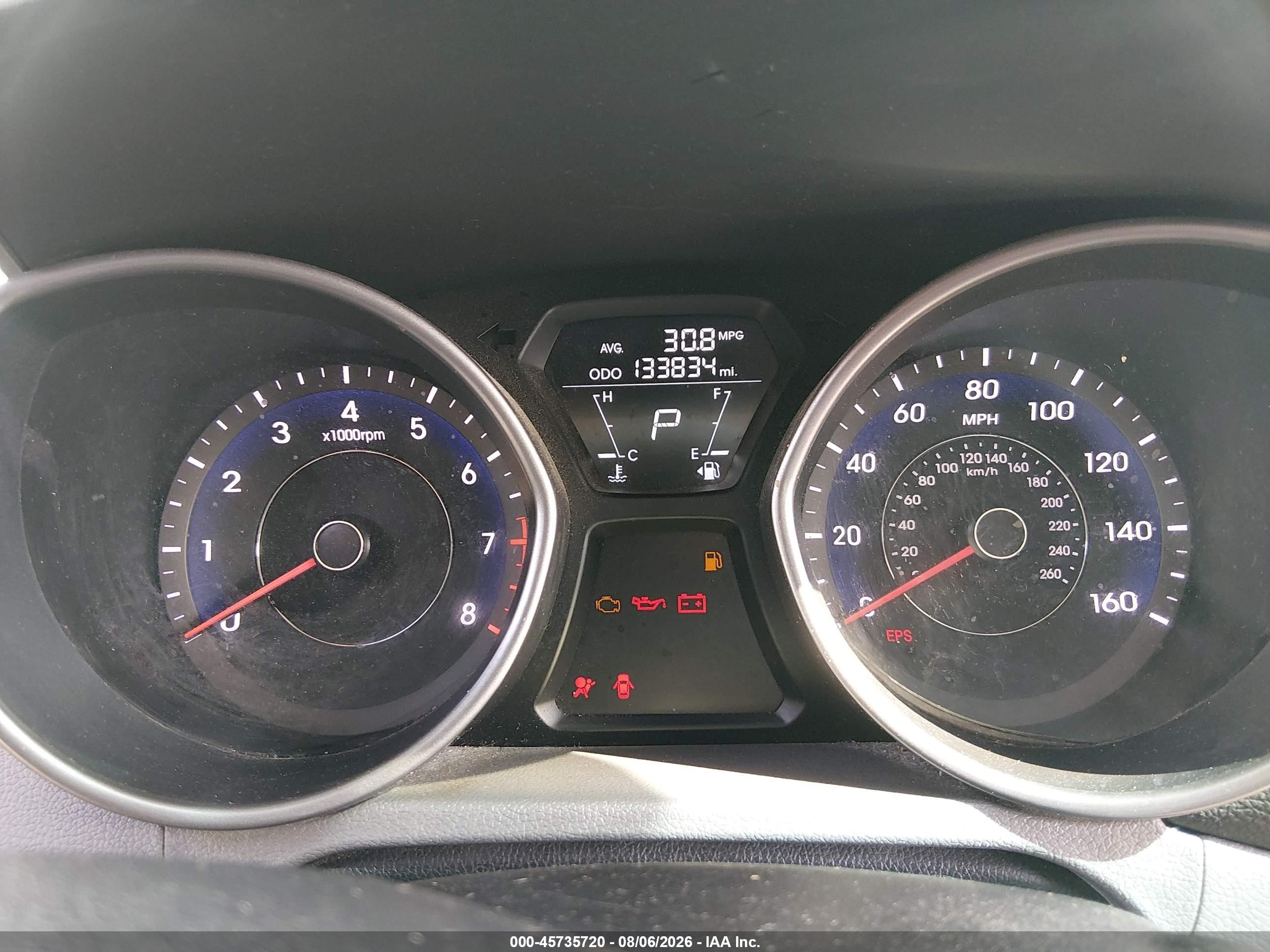 2012 Hyundai Elantra Gls Серый vin: 5NPDH4AE7CH100020