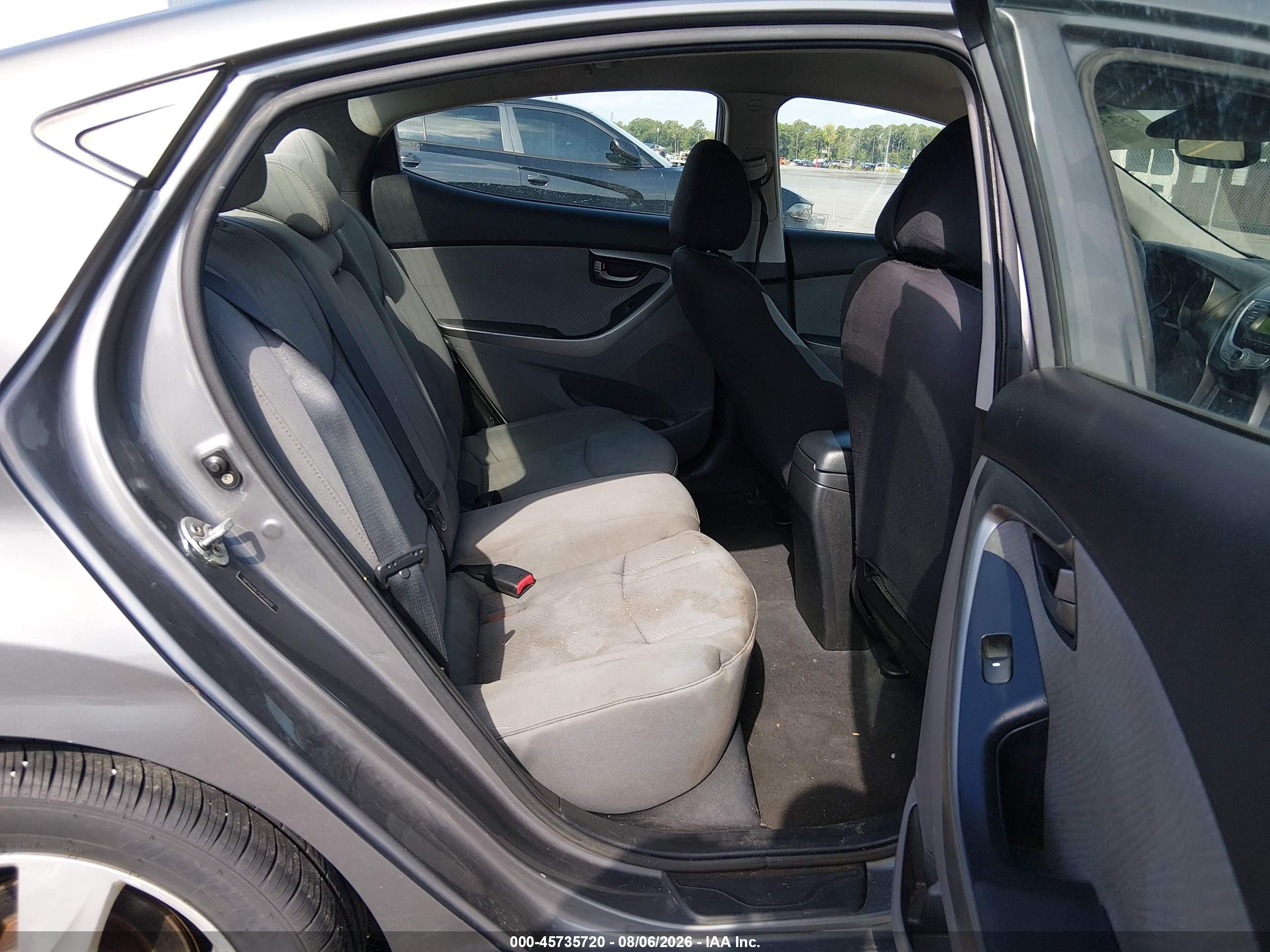 2012 Hyundai Elantra Gls Серый vin: 5NPDH4AE7CH100020