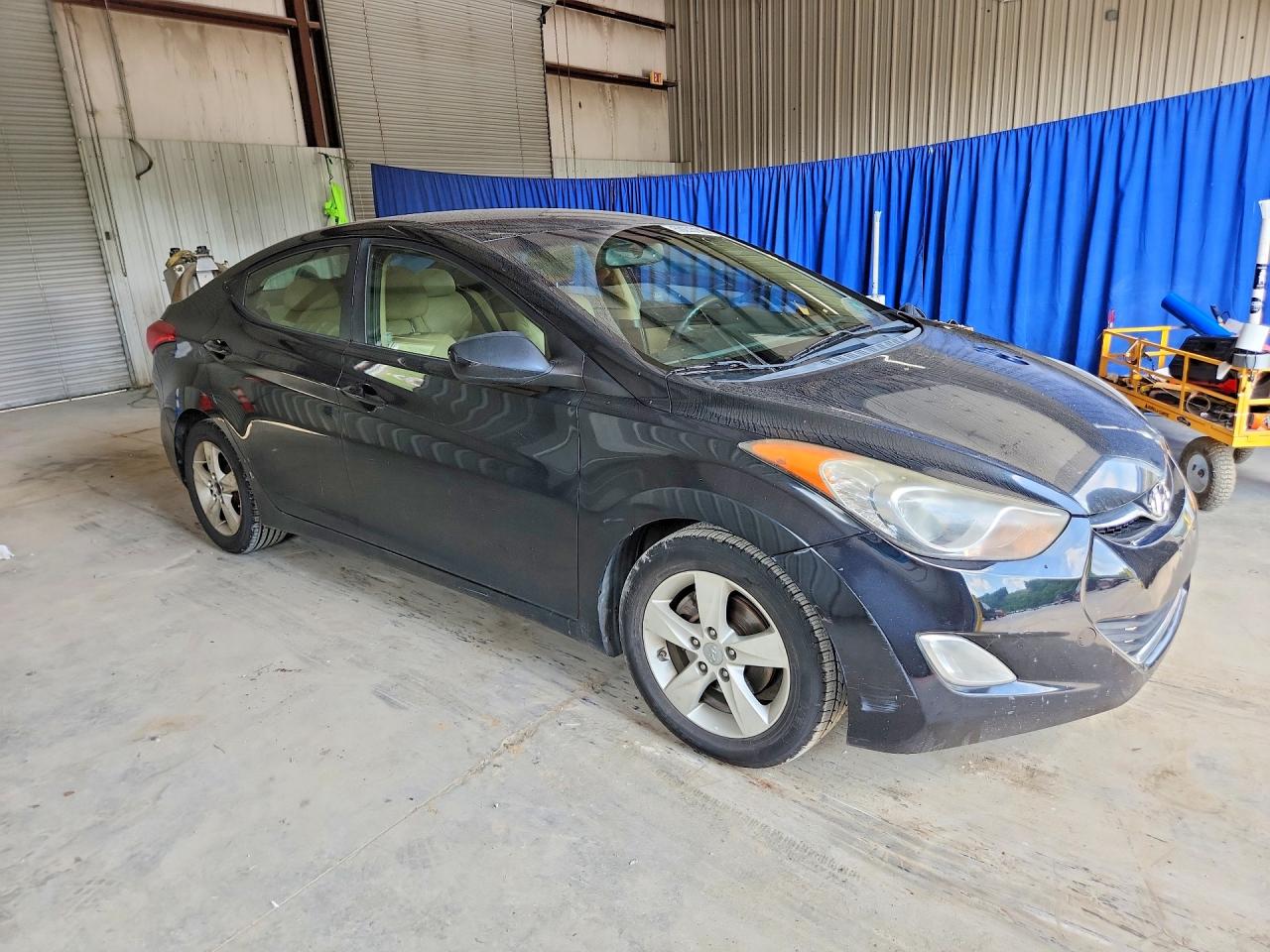 2012 Hyundai Elantra Gls Black vin: 5NPDH4AE7CH105718