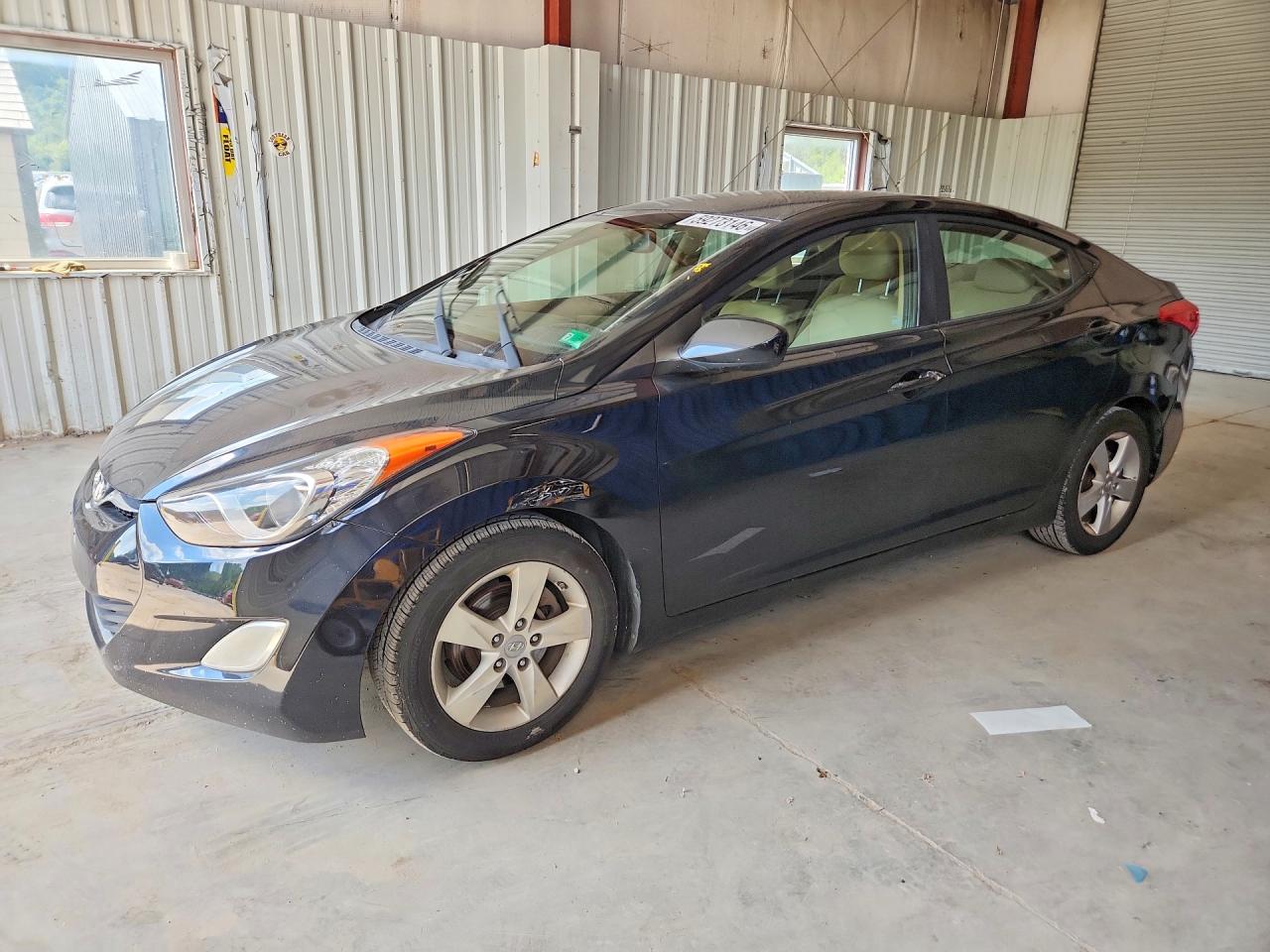 2012 Hyundai Elantra Gls Black vin: 5NPDH4AE7CH105718