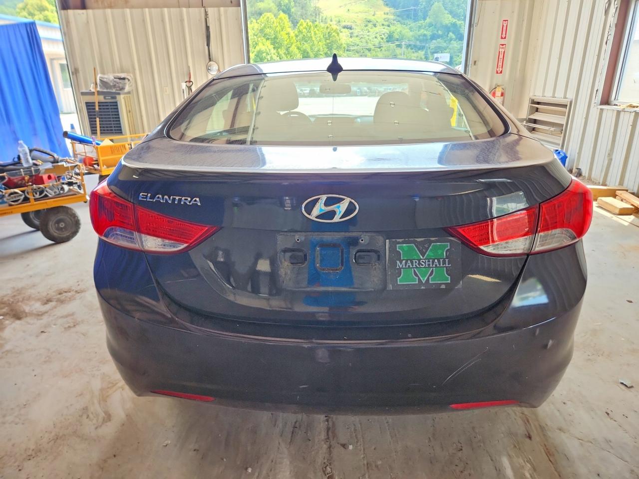 2012 Hyundai Elantra Gls Black vin: 5NPDH4AE7CH105718