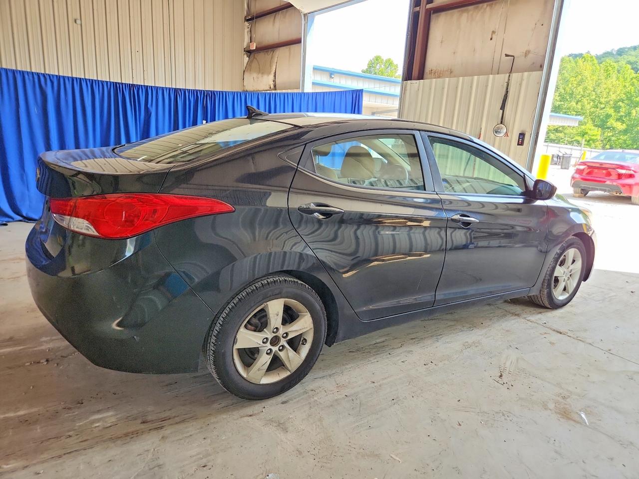 2012 Hyundai Elantra Gls Black vin: 5NPDH4AE7CH105718