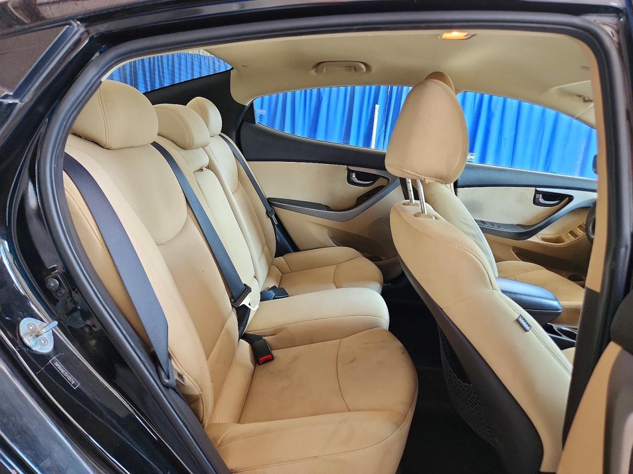 2012 Hyundai Elantra Gls Black vin: 5NPDH4AE7CH105718