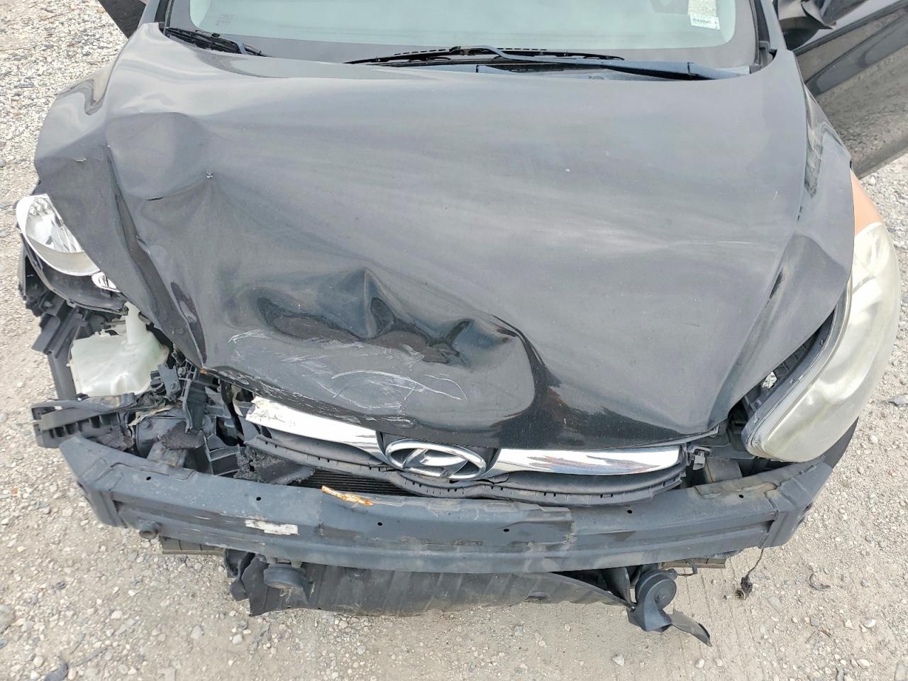 2012 Hyundai Elantra Gls Black vin: 5NPDH4AE7CH117030