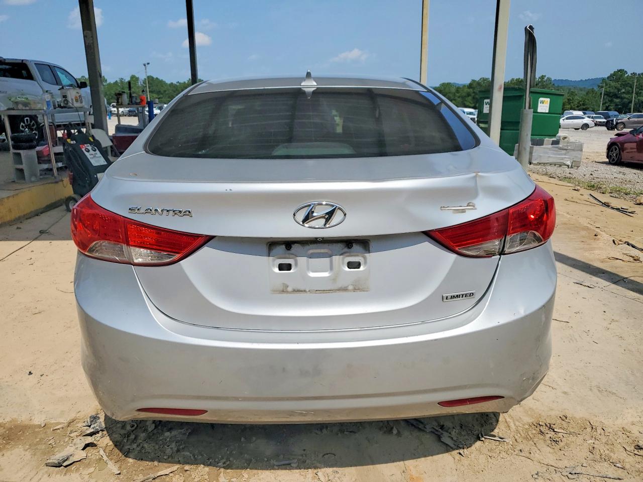 2012 Hyundai Elantra Limited Серебряный vin: 5NPDH4AE7CH130845