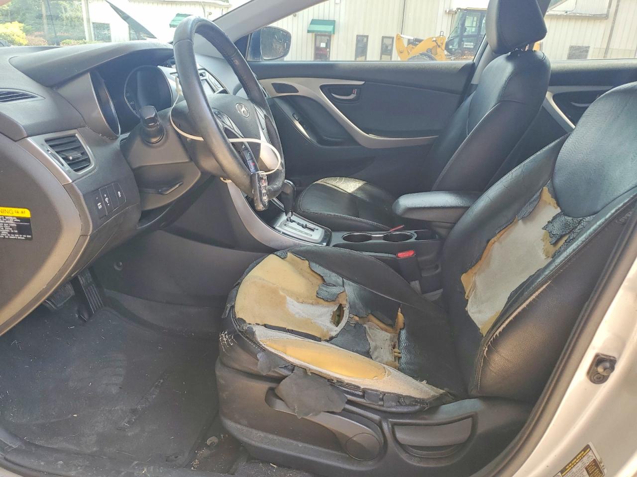 2012 Hyundai Elantra Limited Серебряный vin: 5NPDH4AE7CH130845