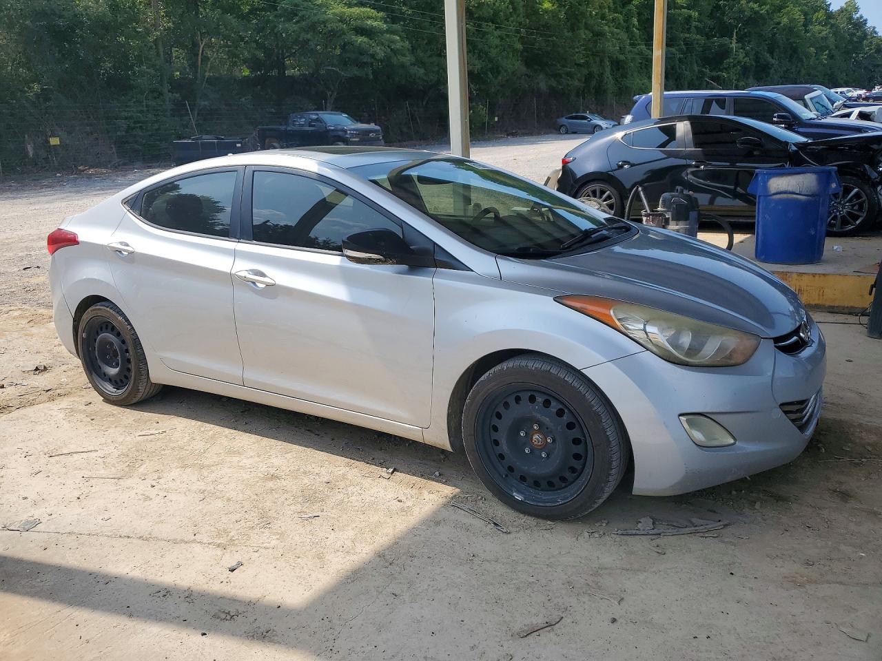 2012 Hyundai Elantra Limited Серебряный vin: 5NPDH4AE7CH130845