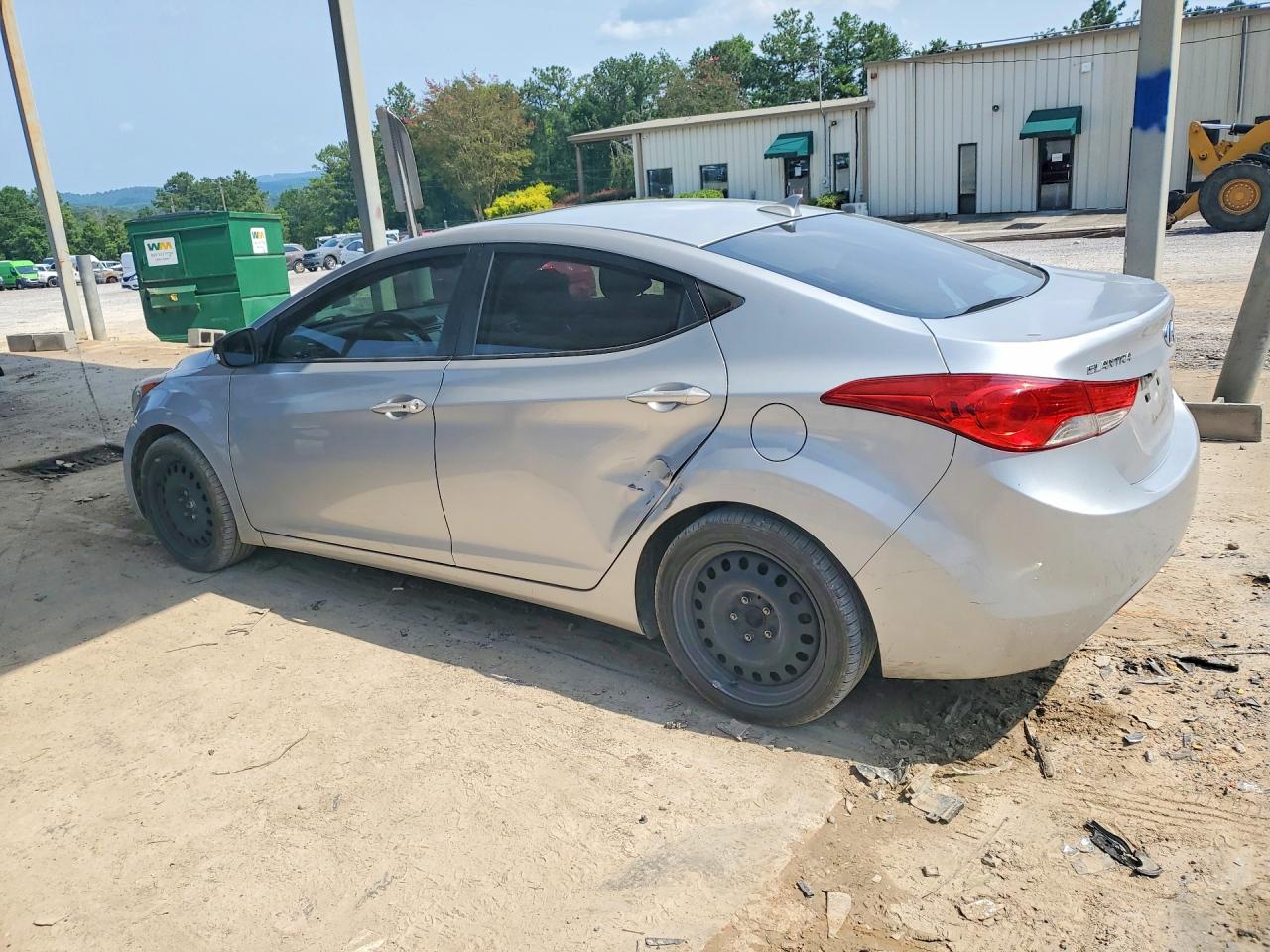 2012 Hyundai Elantra Limited Серебряный vin: 5NPDH4AE7CH130845