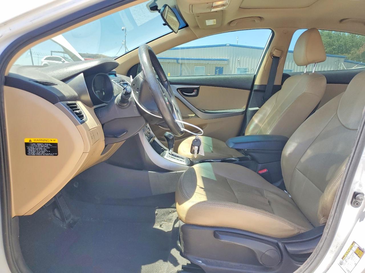 2012 Hyundai Elantra Limited White vin: 5NPDH4AE7CH131980