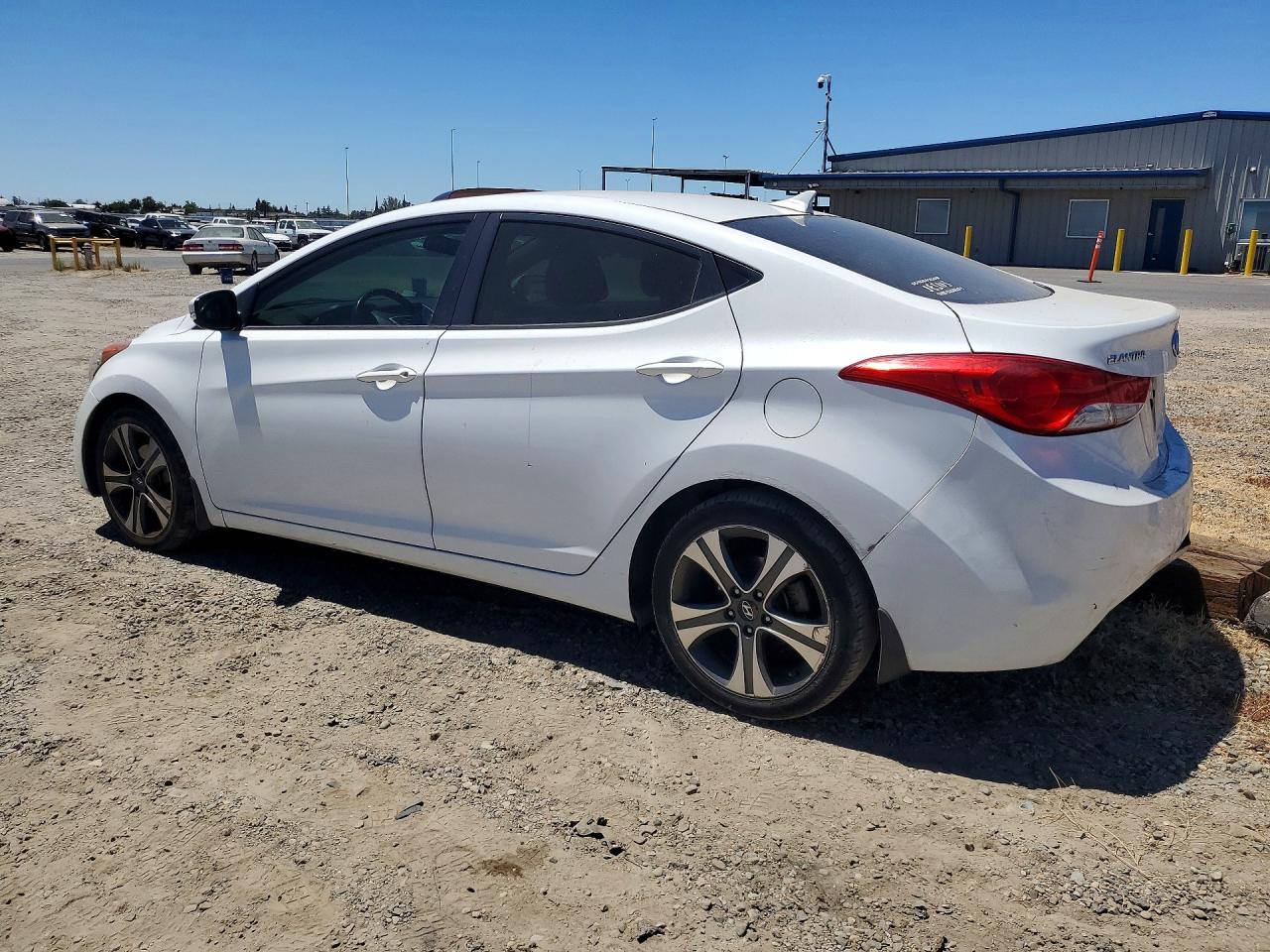 2012 Hyundai Elantra Limited White vin: 5NPDH4AE7CH131980
