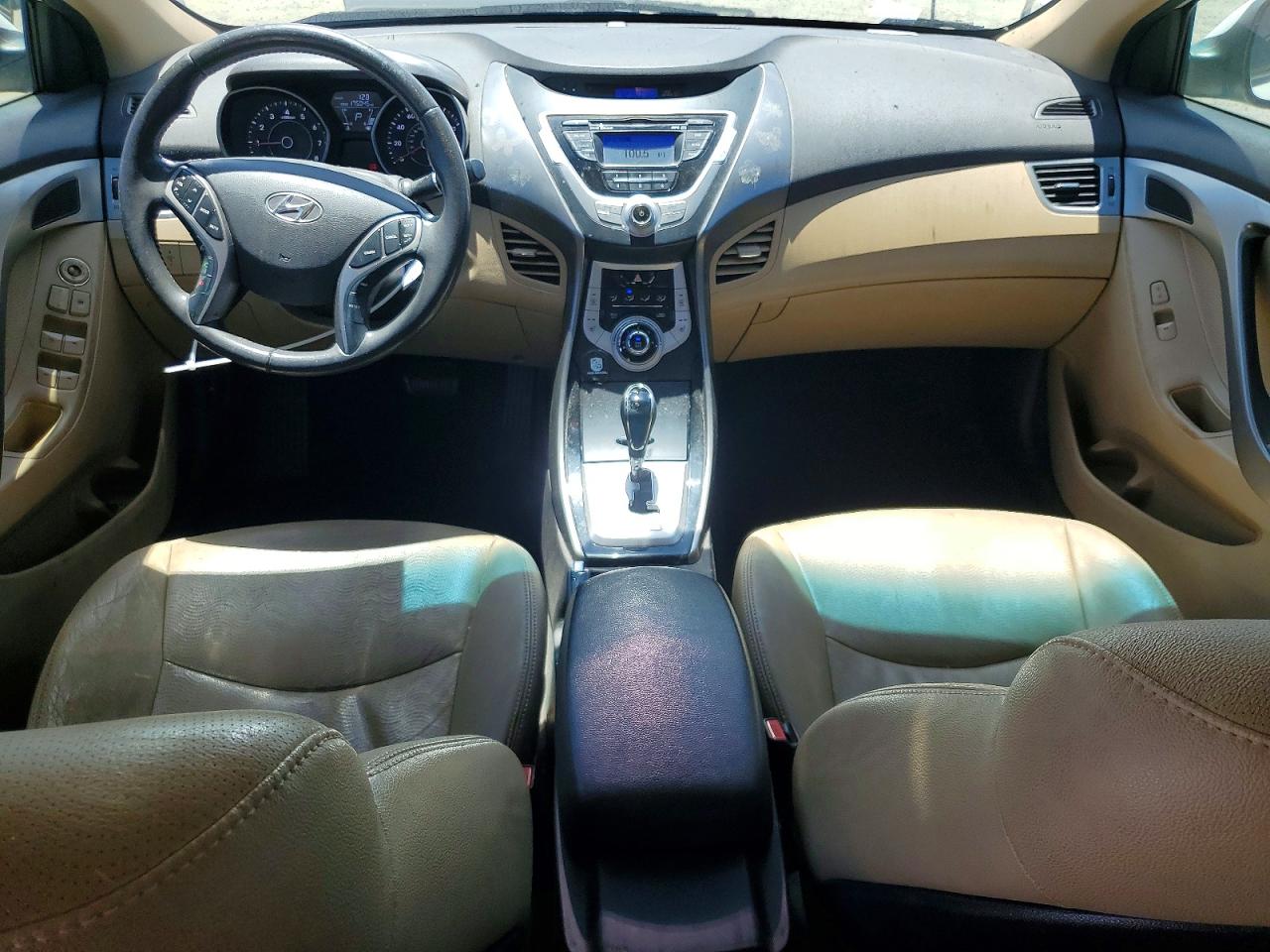 2012 Hyundai Elantra Limited White vin: 5NPDH4AE7CH131980