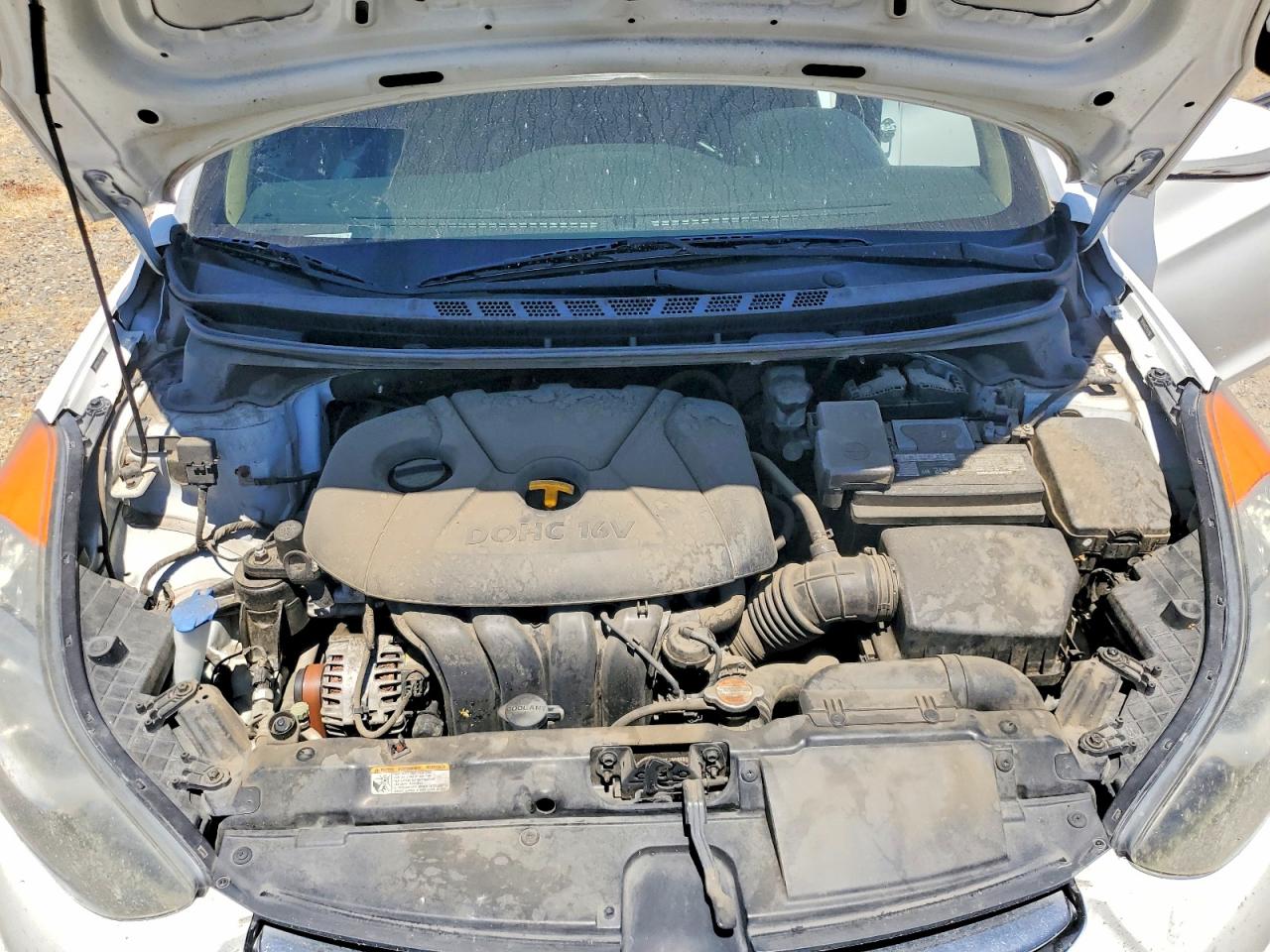 2012 Hyundai Elantra Limited White vin: 5NPDH4AE7CH131980
