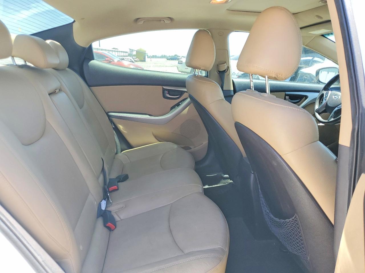 2012 Hyundai Elantra Limited White vin: 5NPDH4AE7CH131980