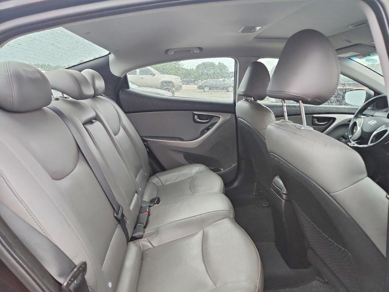 2012 Hyundai Elantra Limited Black vin: 5NPDH4AE7CH151467