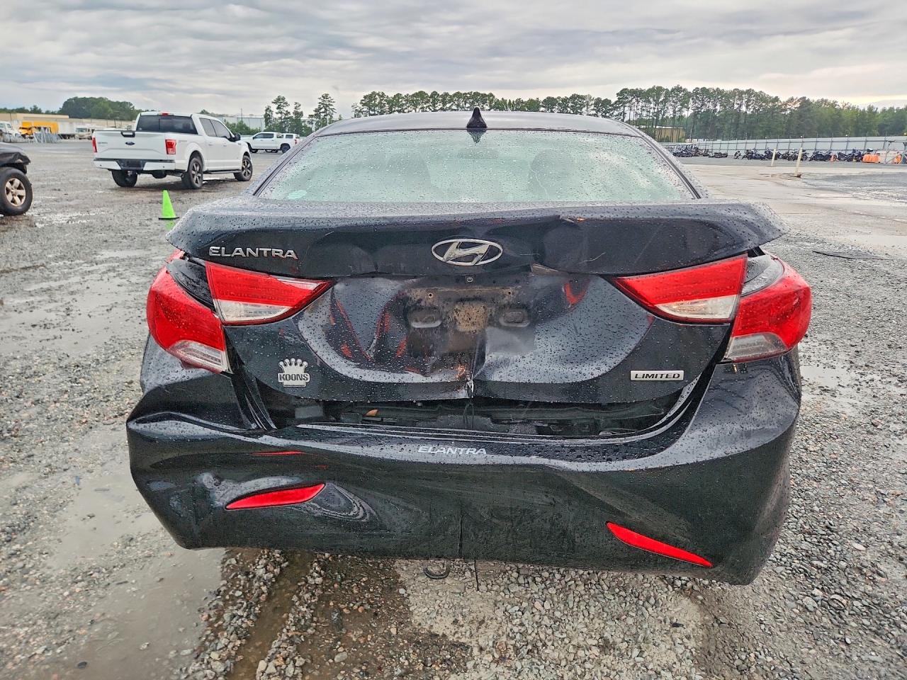 2012 Hyundai Elantra Limited Black vin: 5NPDH4AE7CH151467