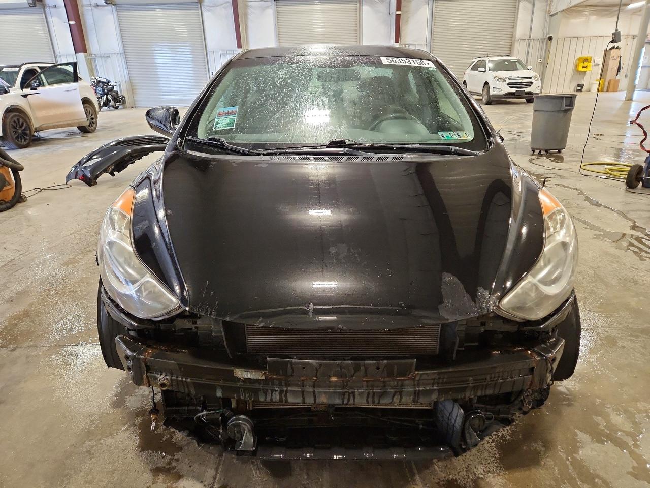 2012 Hyundai Elantra Gls Black vin: 5NPDH4AE7CH93425
