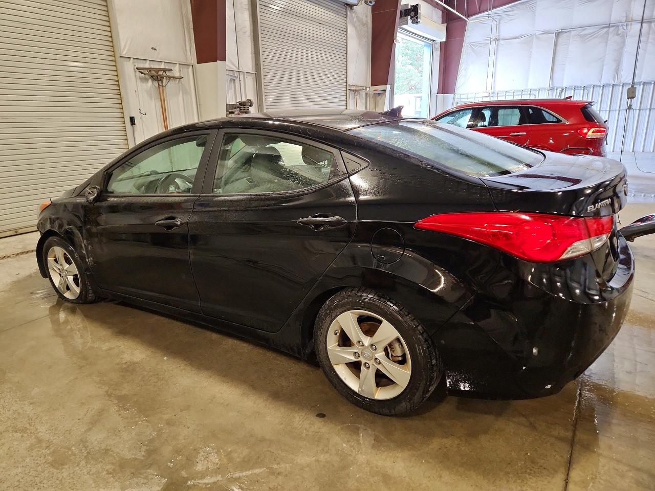 2012 Hyundai Elantra Gls Black vin: 5NPDH4AE7CH93425