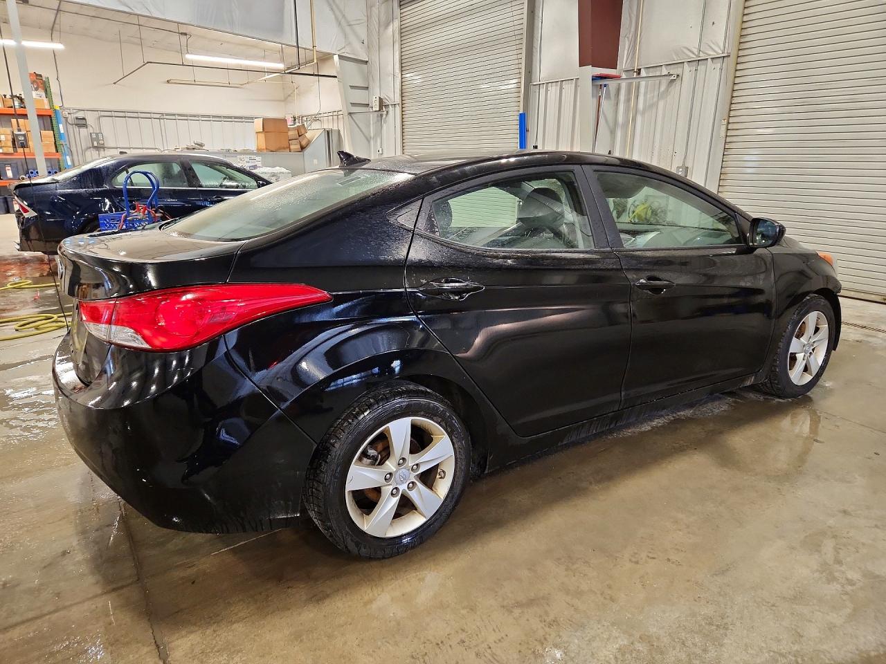 2012 Hyundai Elantra Gls Black vin: 5NPDH4AE7CH93425