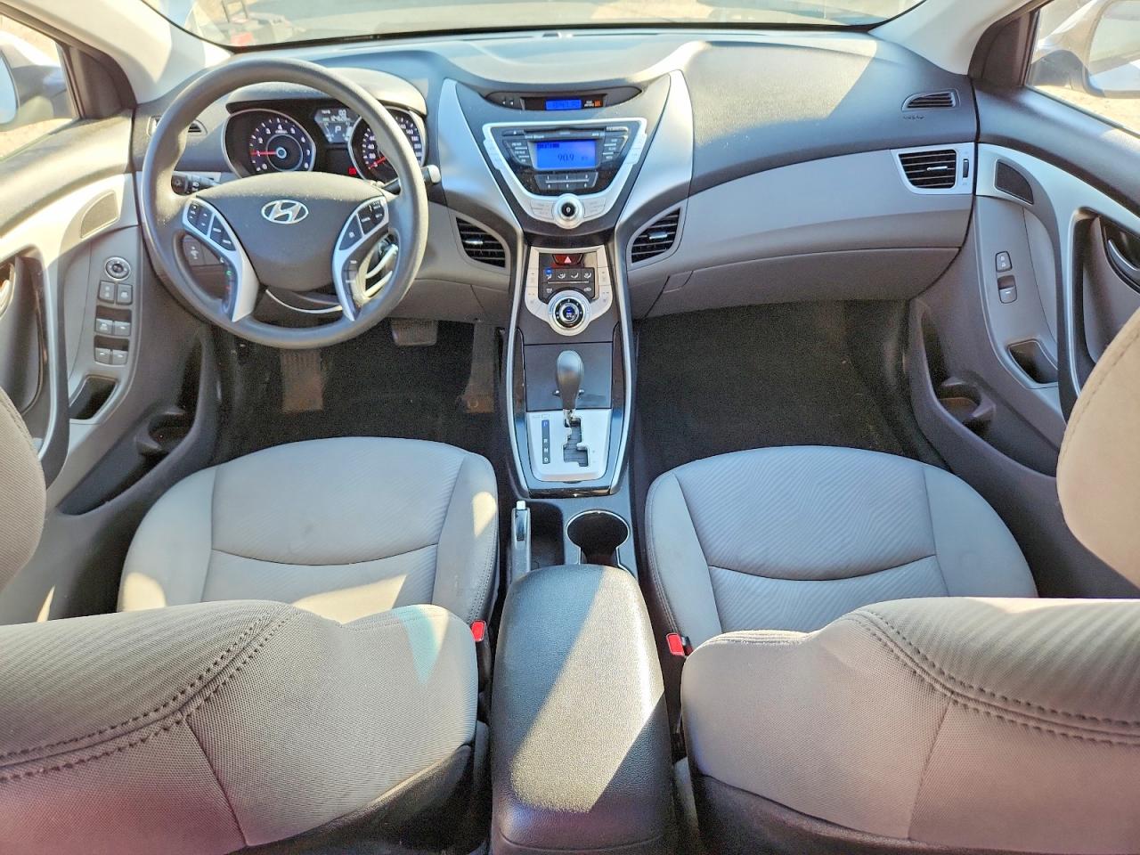2013 Hyundai Elantra Gls White vin: 5NPDH4AE7DH157626