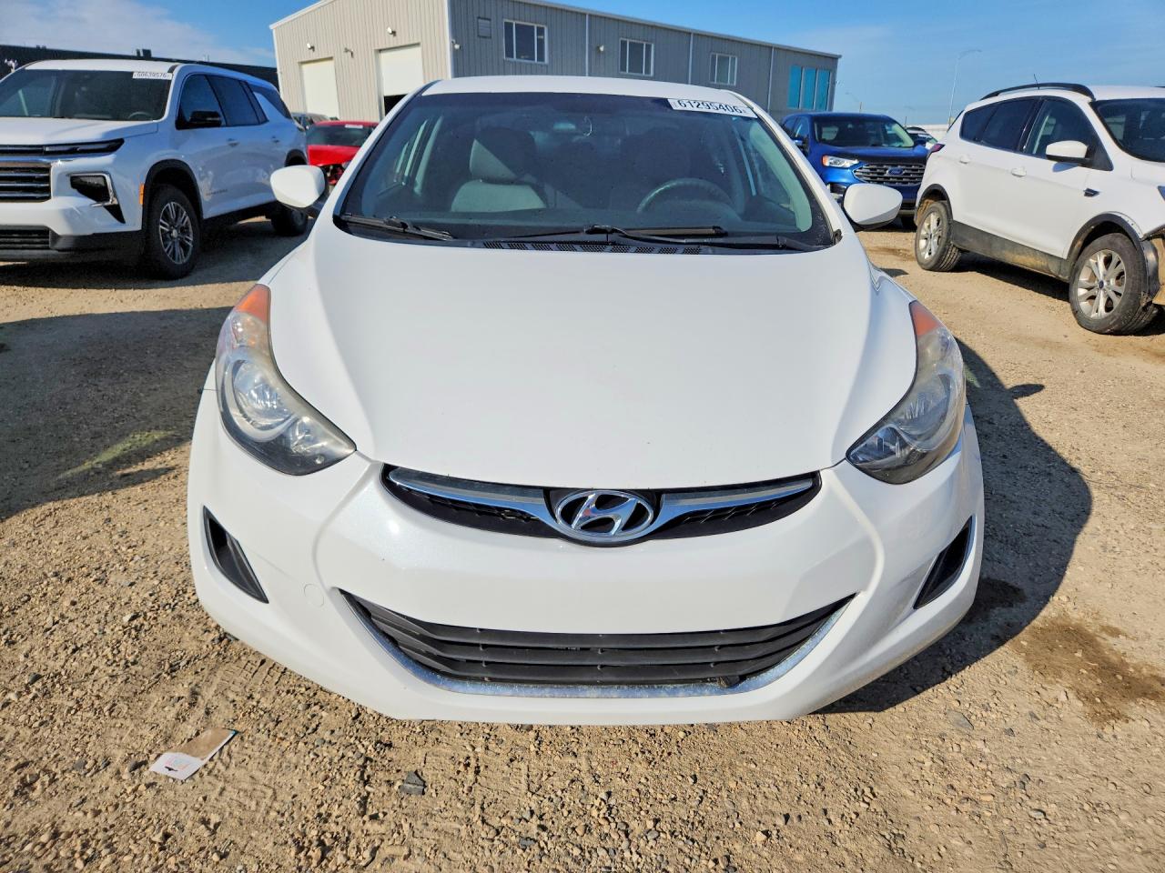 2013 Hyundai Elantra Gls White vin: 5NPDH4AE7DH157626