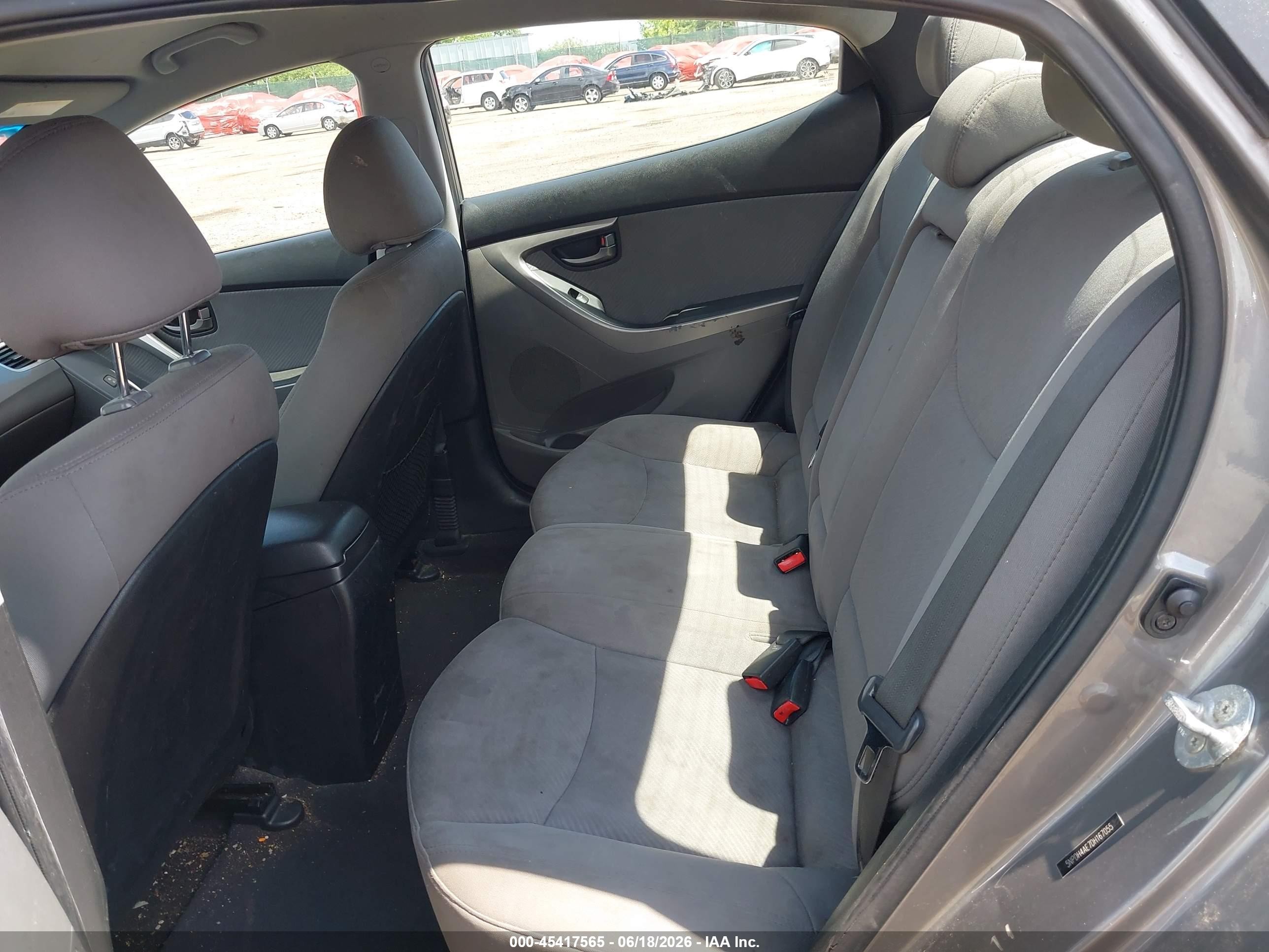 2013 Hyundai Elantra Gls Серый vin: 5NPDH4AE7DH167055