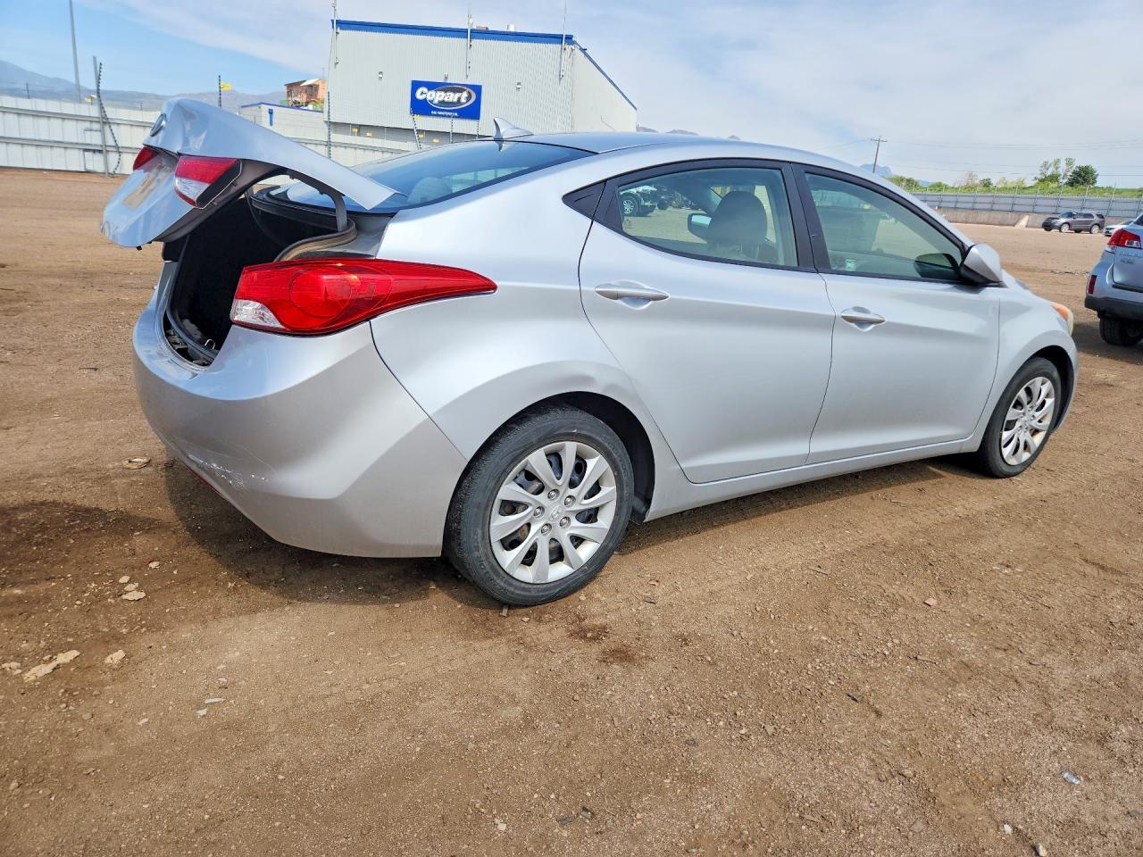 2013 Hyundai Elantra Silver vin: 5NPDH4AE7DH167105