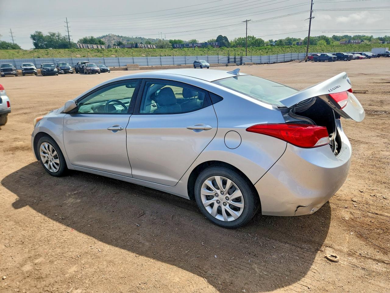 2013 Hyundai Elantra Silver vin: 5NPDH4AE7DH167105