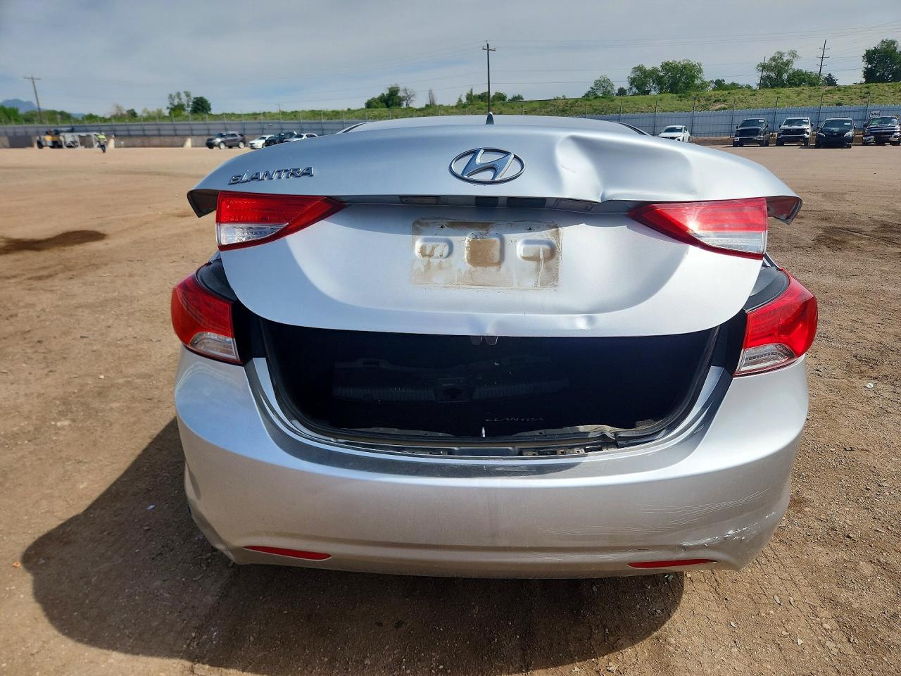 2013 Hyundai Elantra Silver vin: 5NPDH4AE7DH167105