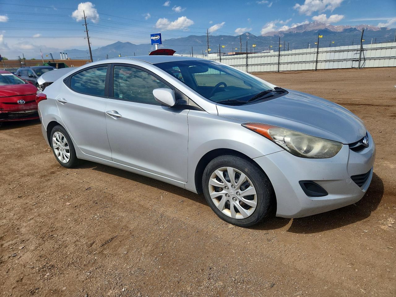 2013 Hyundai Elantra Silver vin: 5NPDH4AE7DH167105