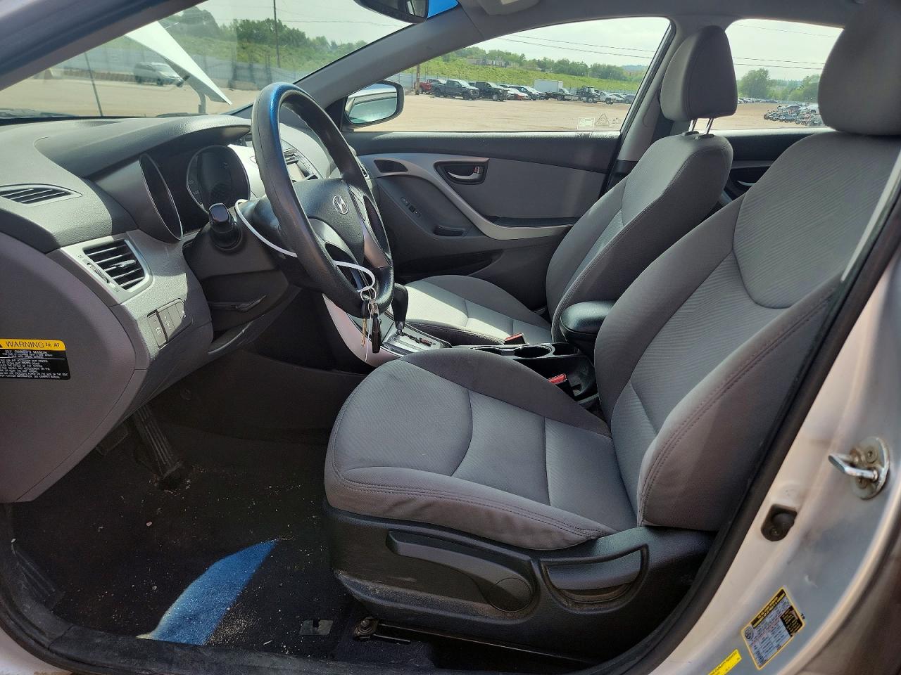 2013 Hyundai Elantra Silver vin: 5NPDH4AE7DH167105