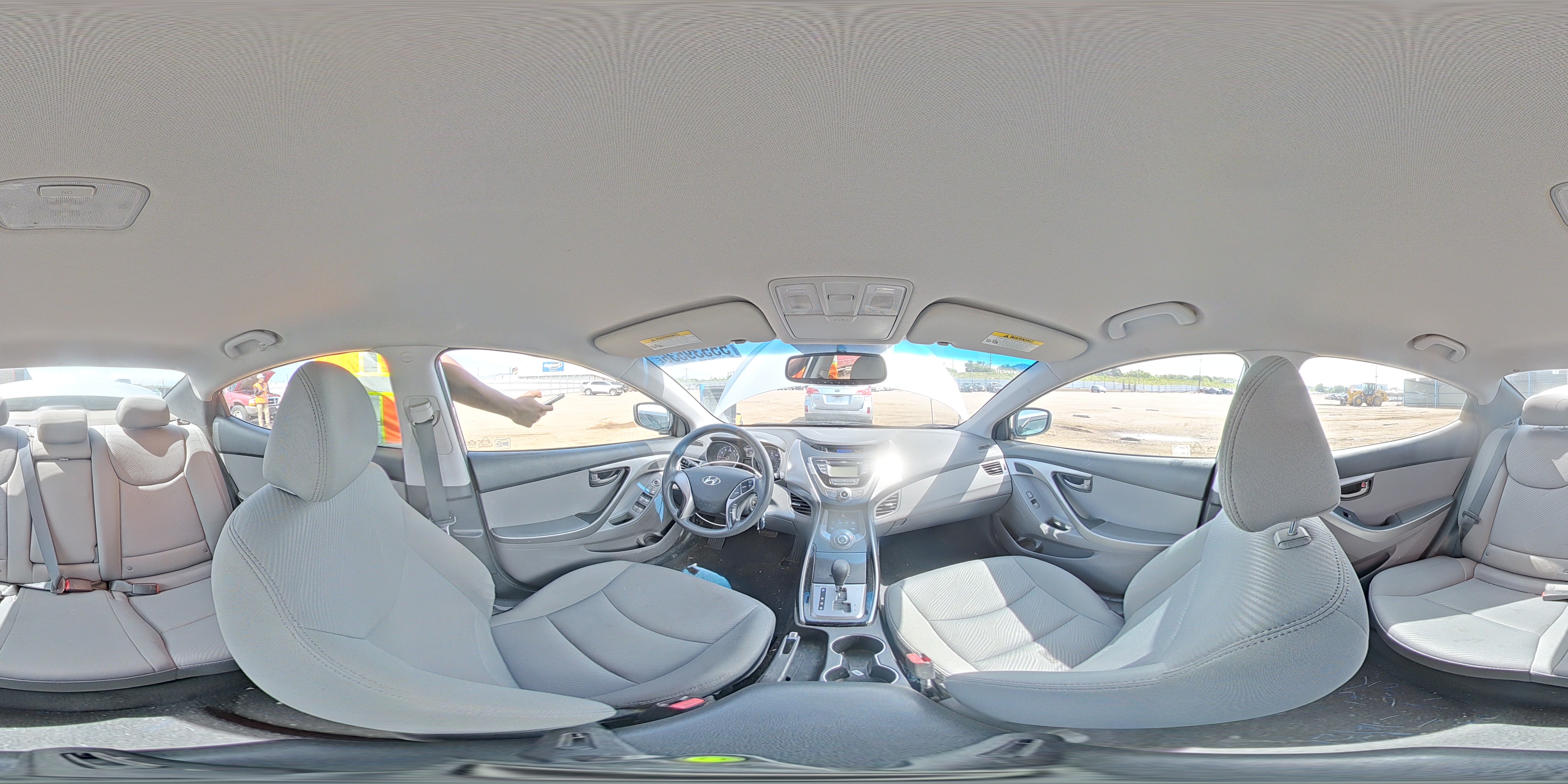 2013 Hyundai Elantra Silver vin: 5NPDH4AE7DH167105
