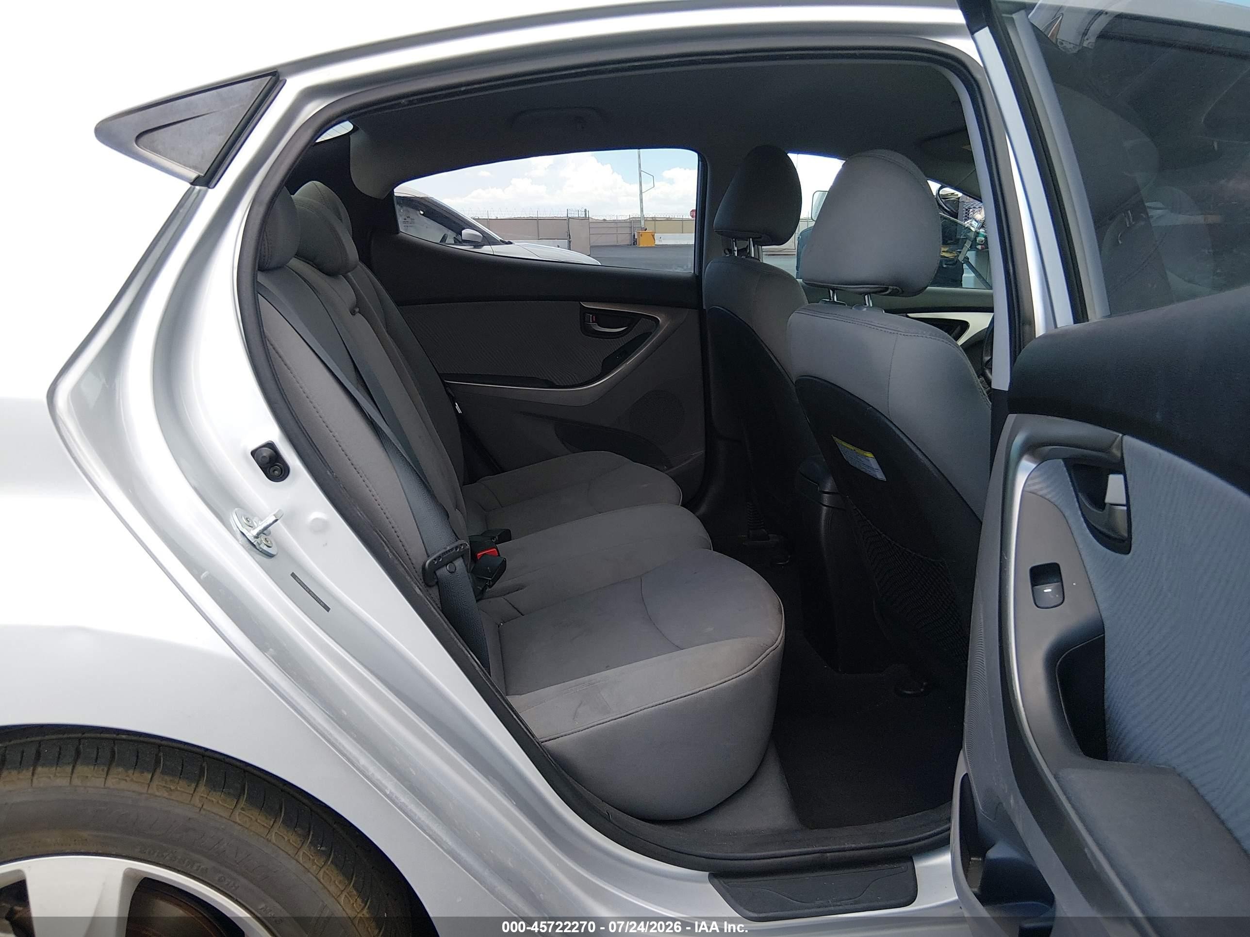 2013 Hyundai Elantra Gls Gray vin: 5NPDH4AE7DH171140