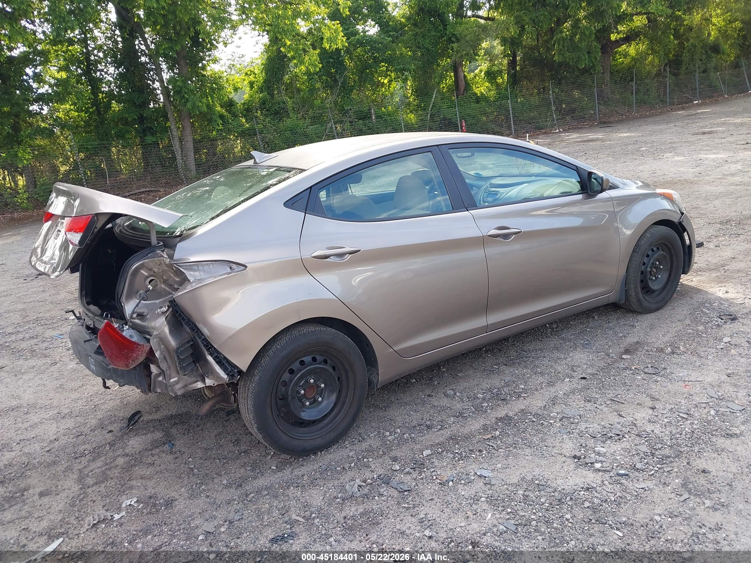 2013 Hyundai Elantra Gls Gray vin: 5NPDH4AE7DH180145