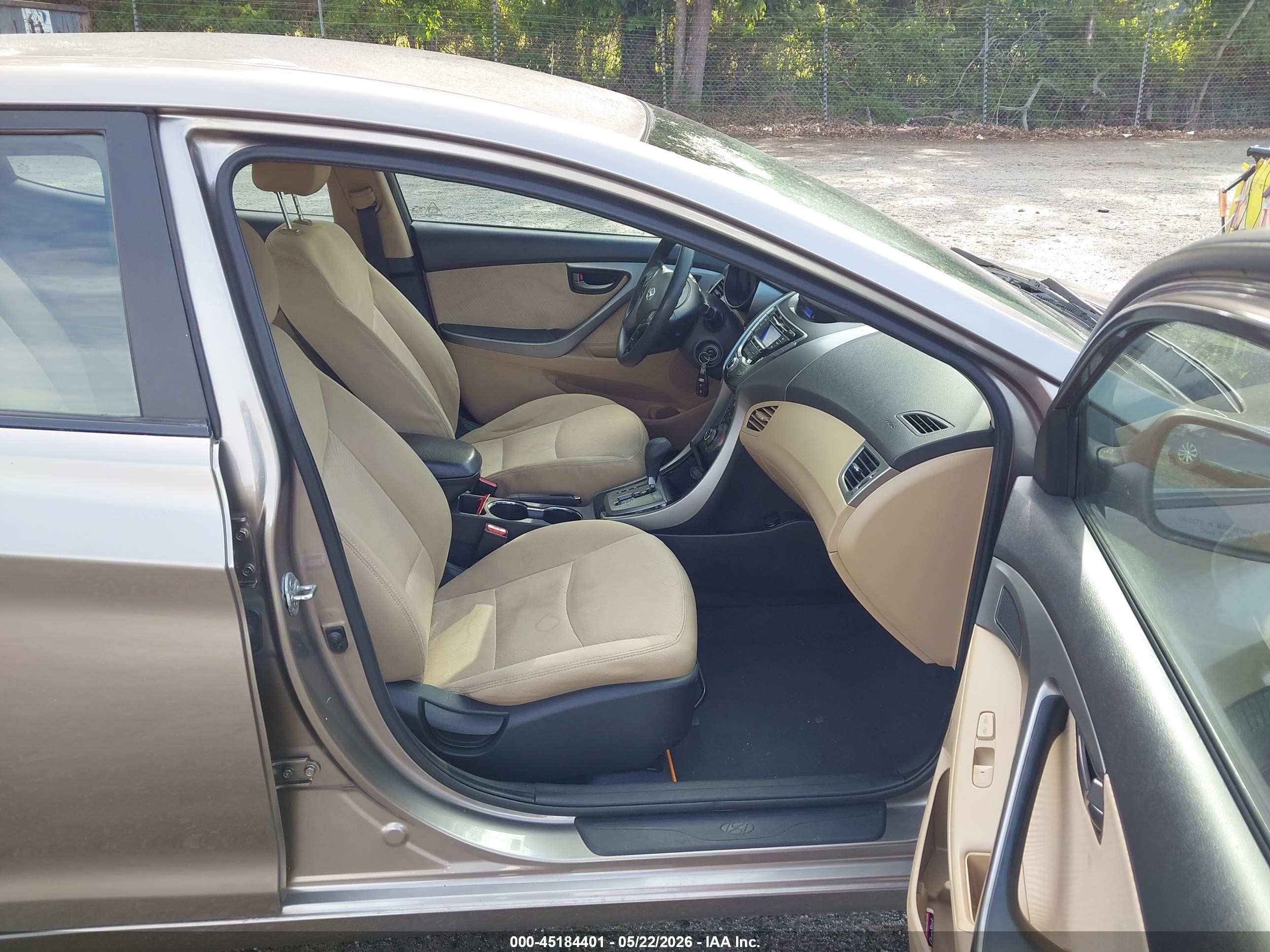 2013 Hyundai Elantra Gls Gray vin: 5NPDH4AE7DH180145