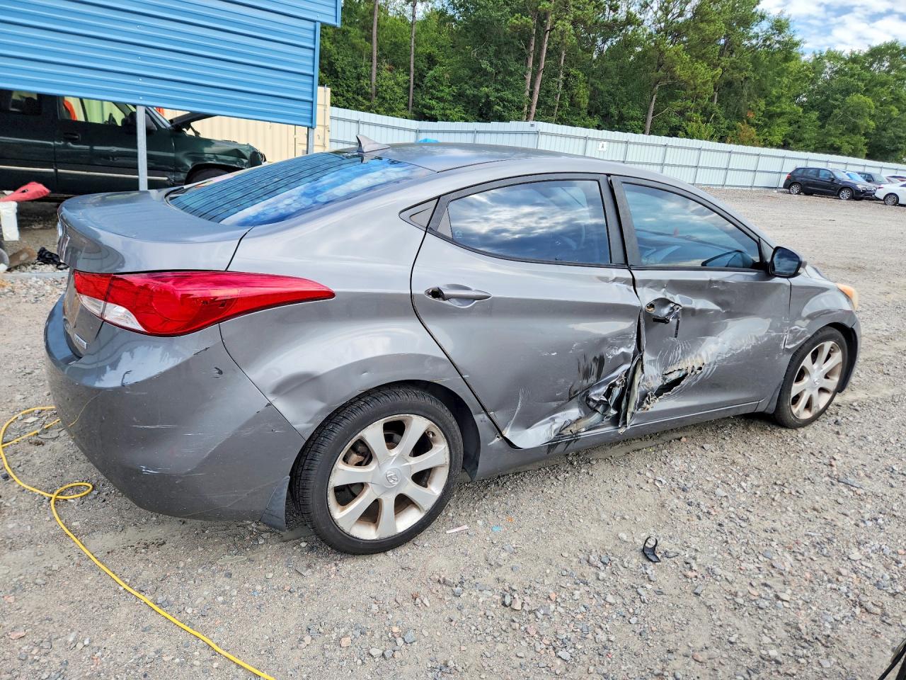 2013 Hyundai Elantra Limited Gray vin: 5NPDH4AE7DH188343