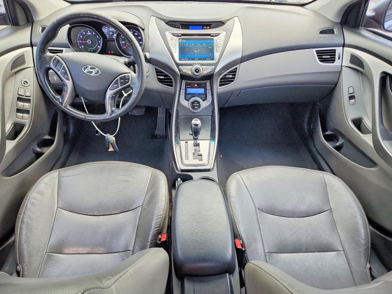 2013 Hyundai Elantra Limited Gray vin: 5NPDH4AE7DH188343