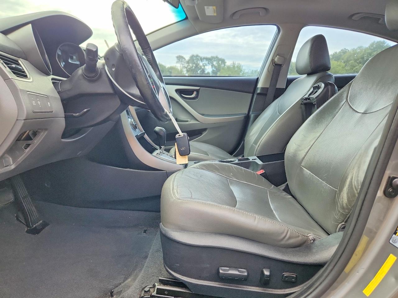 2013 Hyundai Elantra Limited Gray vin: 5NPDH4AE7DH188343