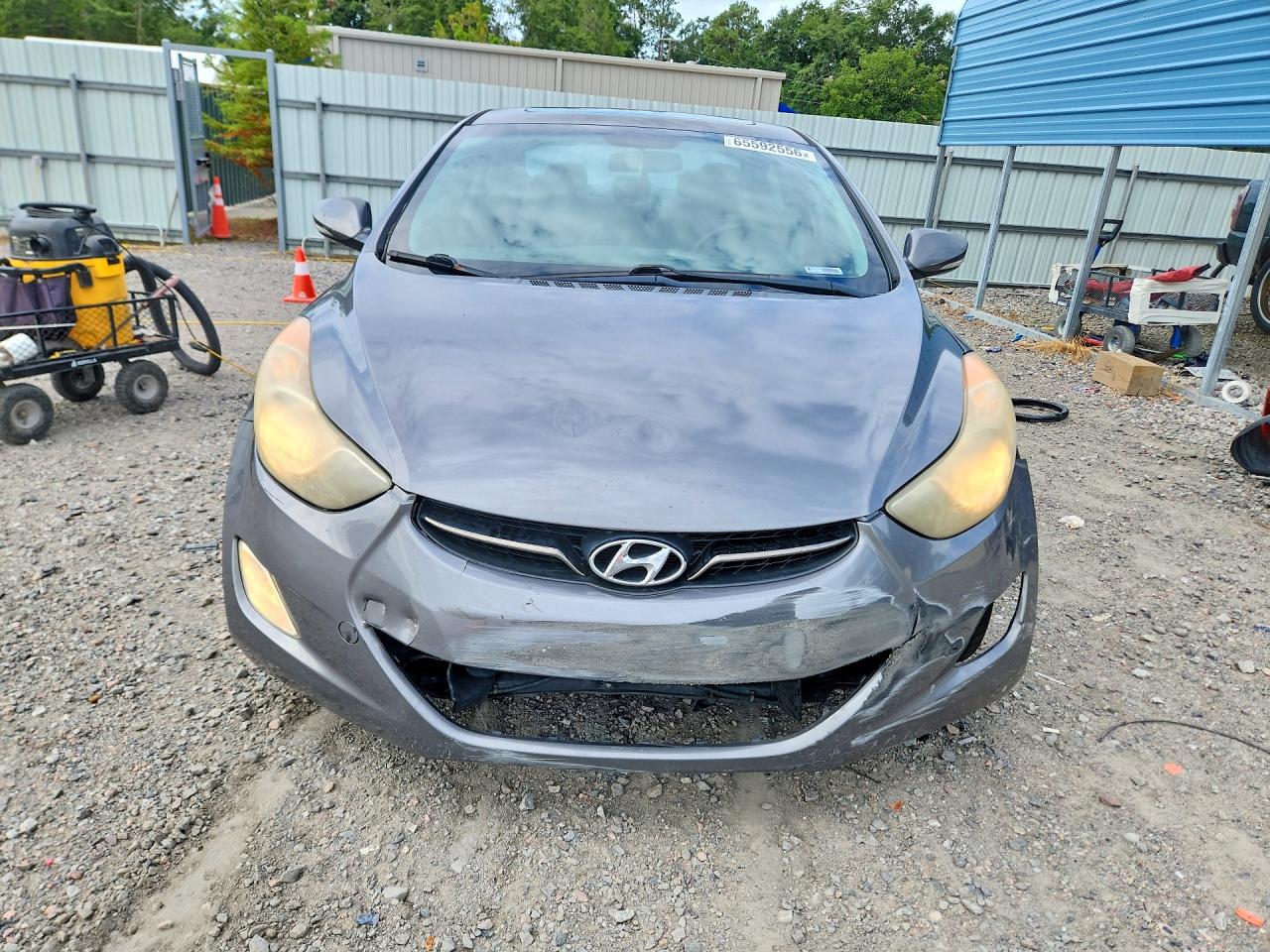 2013 Hyundai Elantra Limited Gray vin: 5NPDH4AE7DH188343