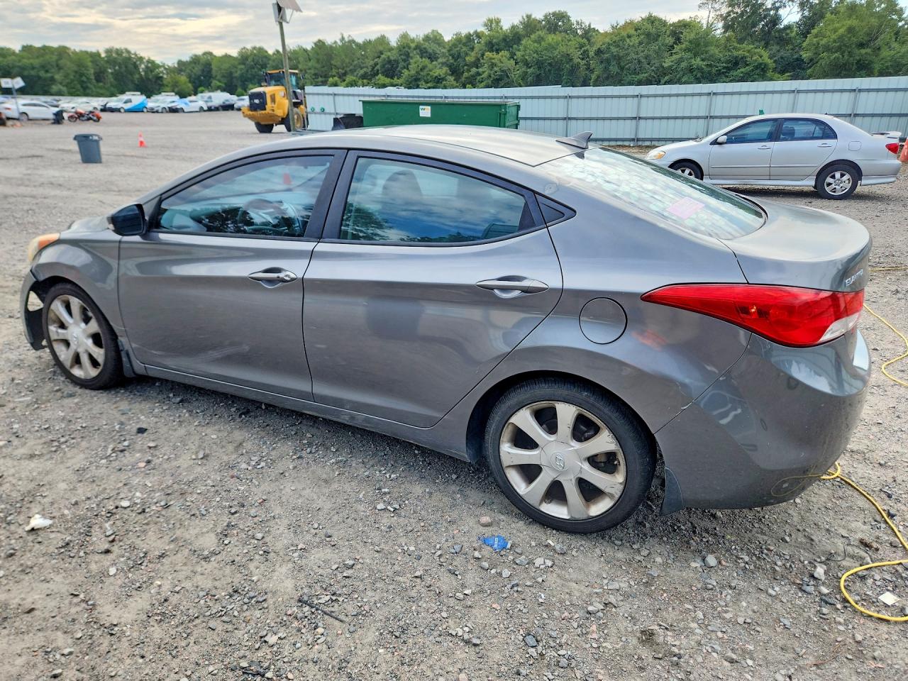 2013 Hyundai Elantra Limited Gray vin: 5NPDH4AE7DH188343