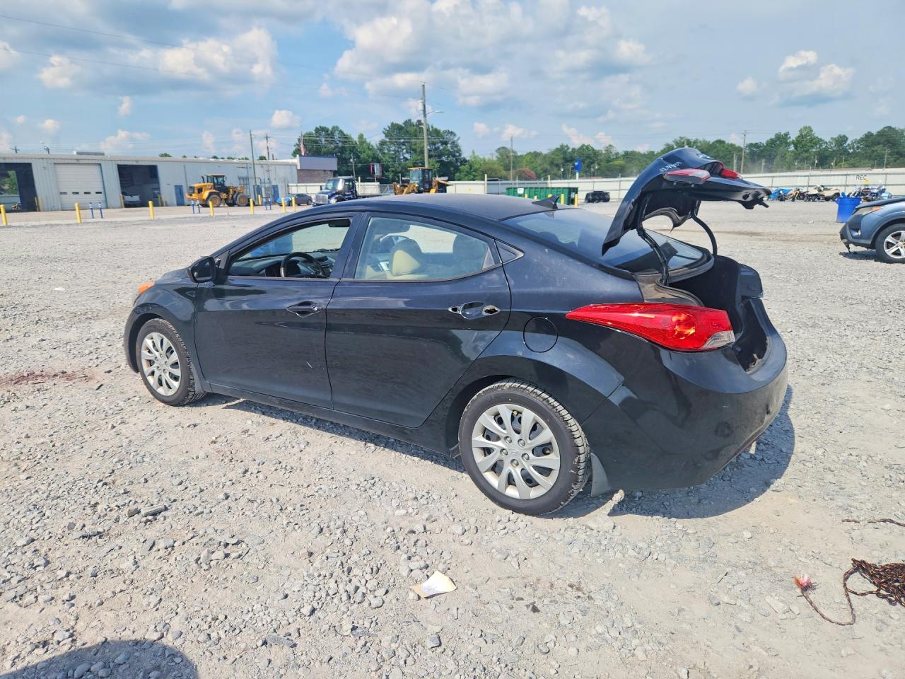 2013 Hyundai Elantra Gls Black vin: 5NPDH4AE7DH193462