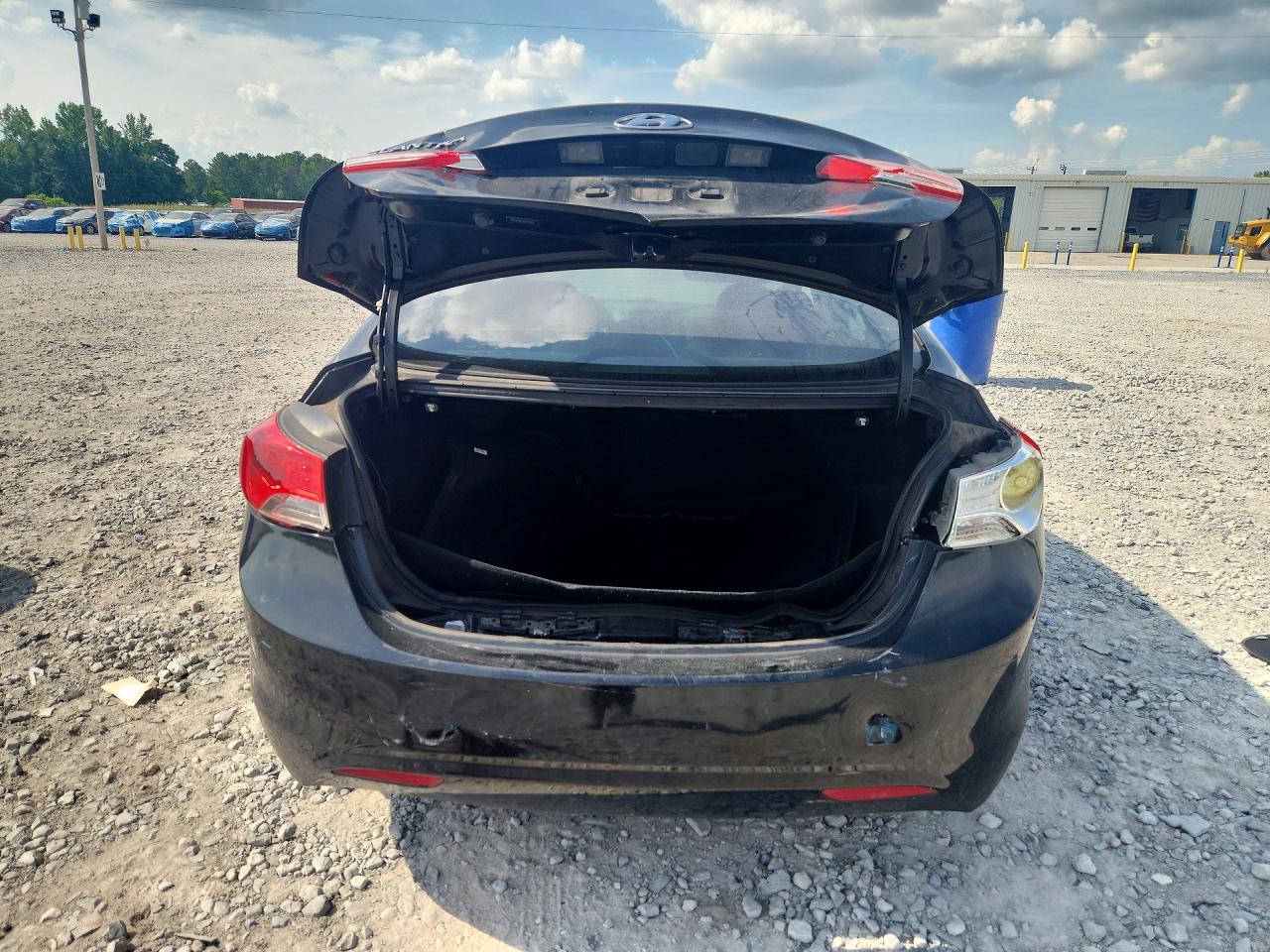2013 Hyundai Elantra Gls Black vin: 5NPDH4AE7DH193462