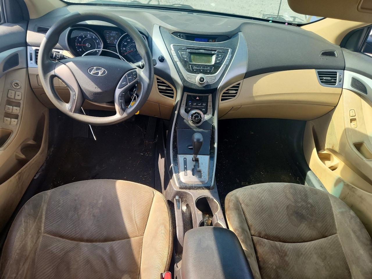 2013 Hyundai Elantra Gls Black vin: 5NPDH4AE7DH193462