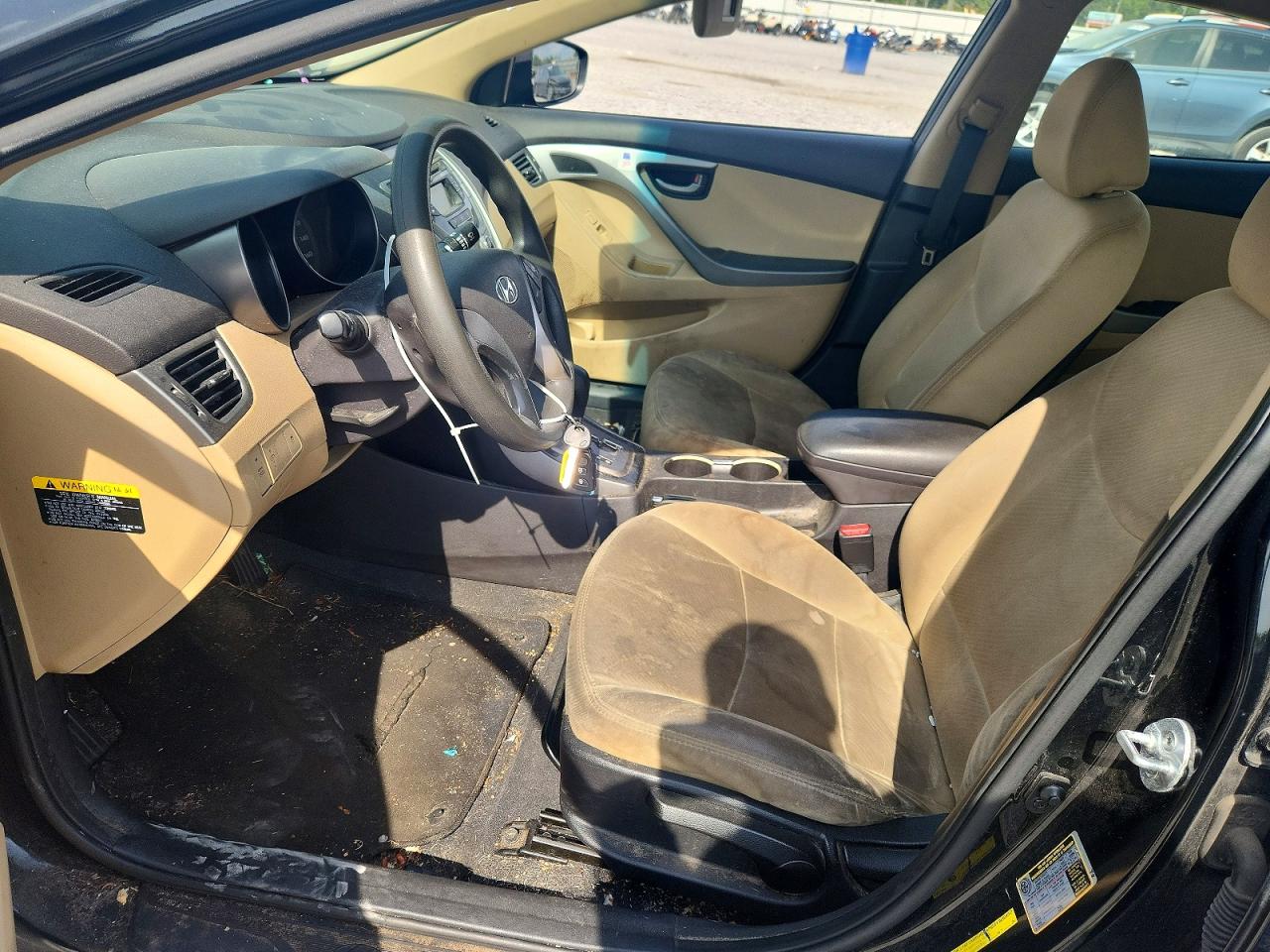 2013 Hyundai Elantra Gls Black vin: 5NPDH4AE7DH193462