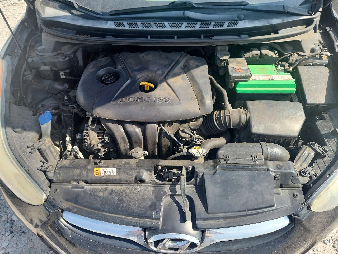 2013 Hyundai Elantra Gls Black vin: 5NPDH4AE7DH193462