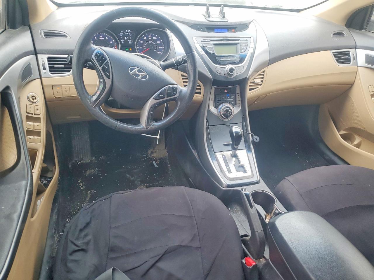2013 Hyundai Elantra Limited White vin: 5NPDH4AE7DH195258