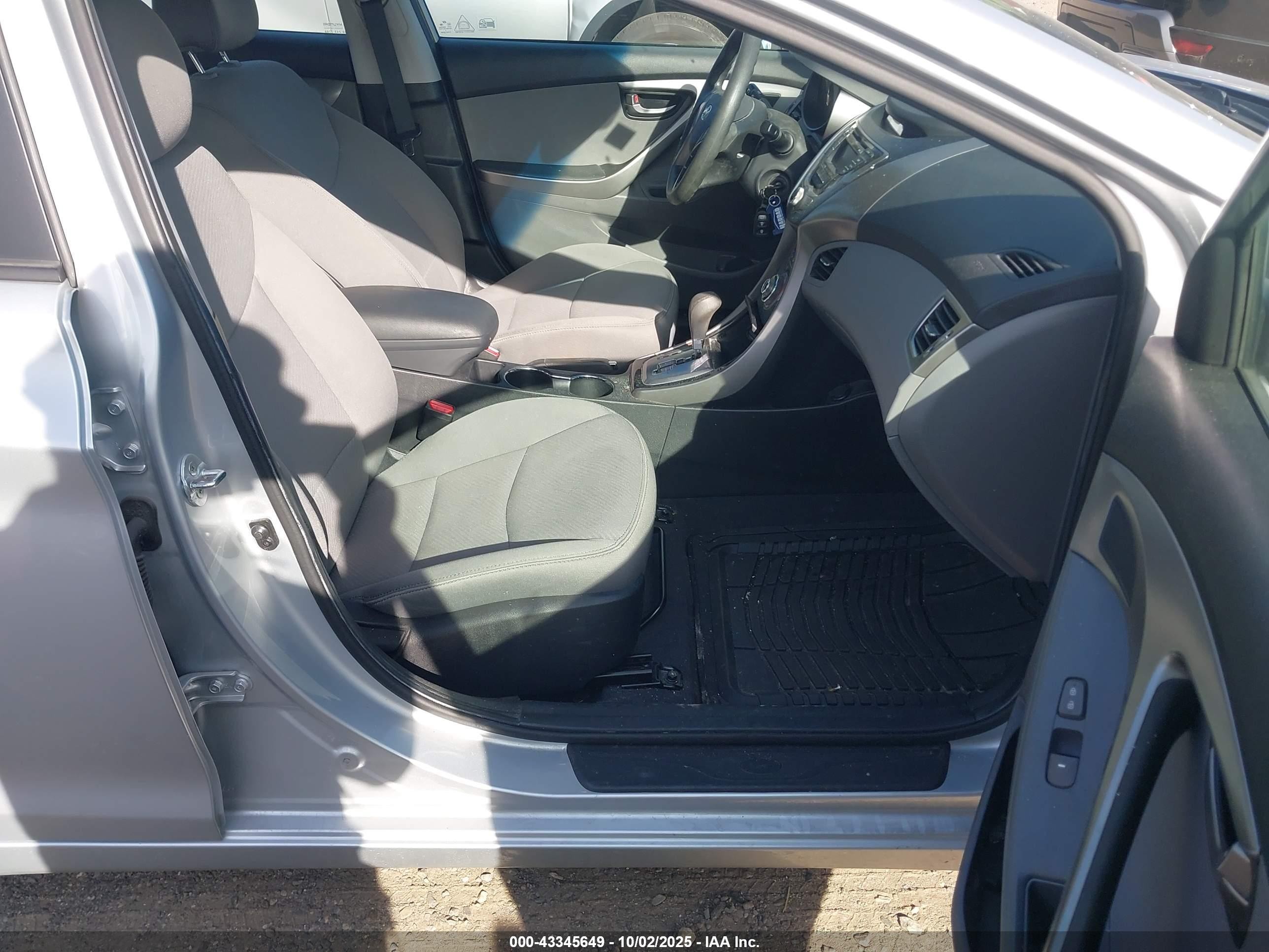 2013 Hyundai Elantra Gls Silver vin: 5NPDH4AE7DH196149